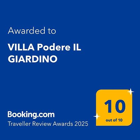 Villa Podere Il Giardino Castiglion Fiorentino Exterior foto